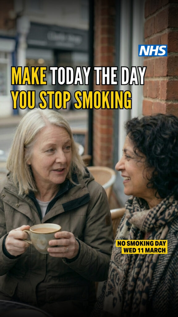 make today the day you quit smoking poster