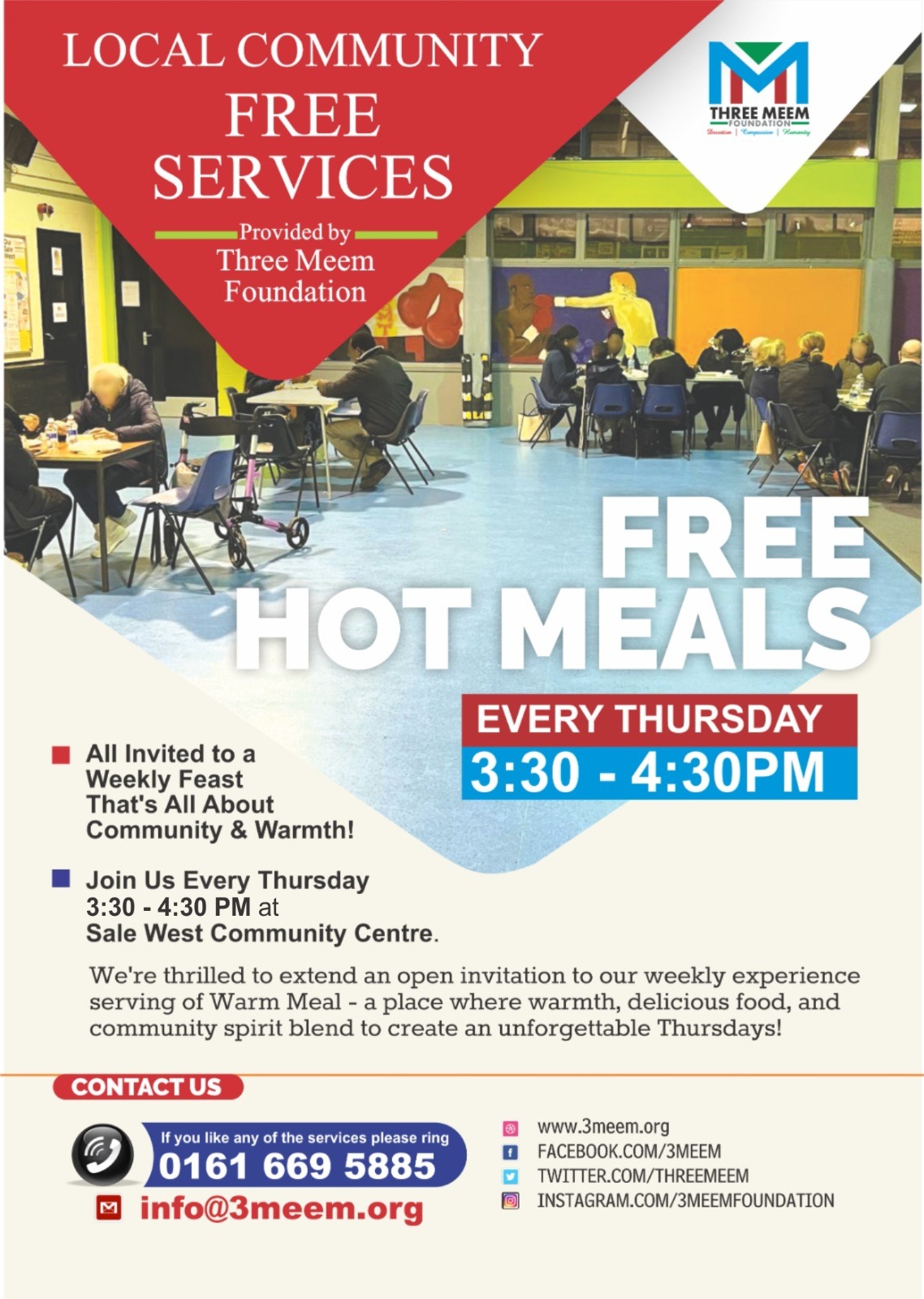 Free Hot Meals every Thursday